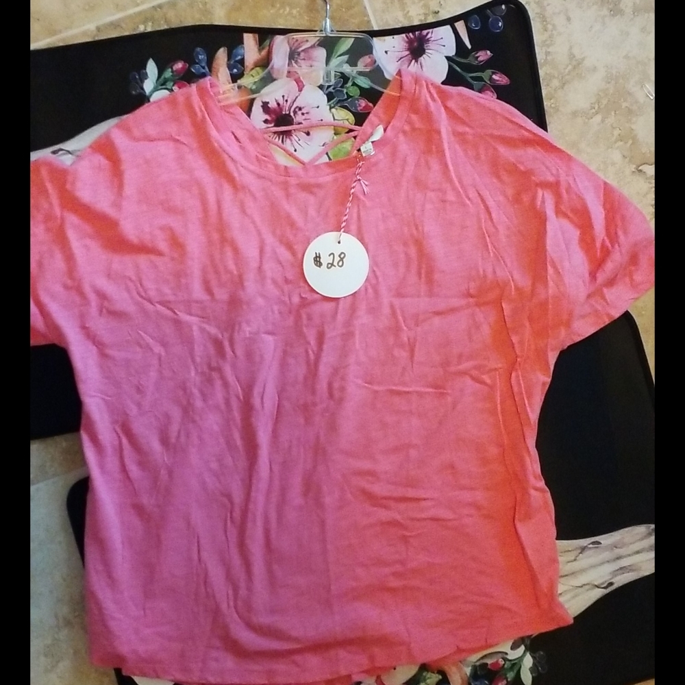 Pink Umgee Tee - Picture 4 of 4